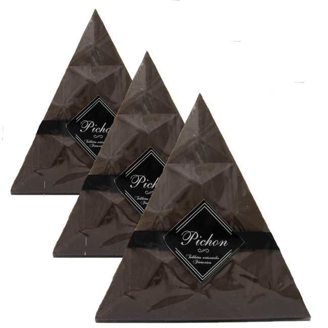 Pichon - Tablette Lyonnaise Triangle Chocolat Noir Bio Boite En Carton 80 G by Pichon - Tablette Lyonnaise
