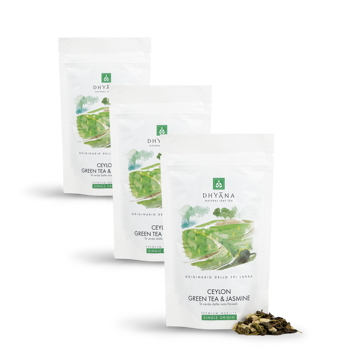 Ceylon Green Tea & Jasmine 75 g - Pack 3 × Bustina 75 g
