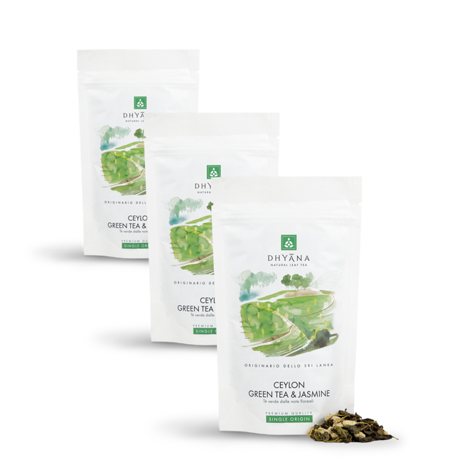 Ceylon Green Tea & Jasmine 75 g by Dhyana