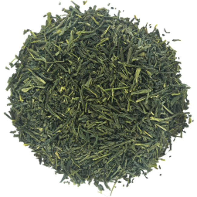 Secondo immagine del prodotto Tè Verde Bio in scatola di metallo - Sencha Prestige Japon - 100g by Origines Tea&Coffee
