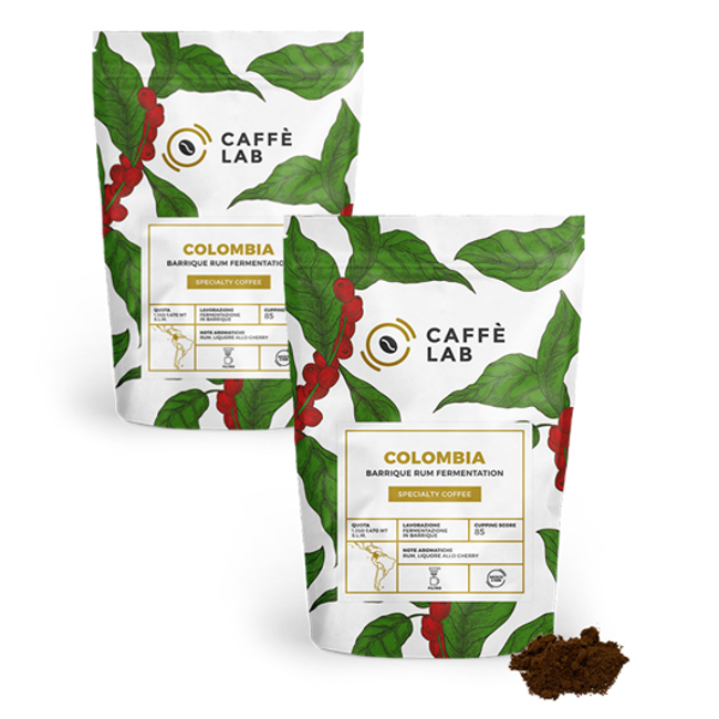 CaffèLab Cafe Colombia Rum Barrique Filtre Moulu Filtre - 250 G by CaffèLab