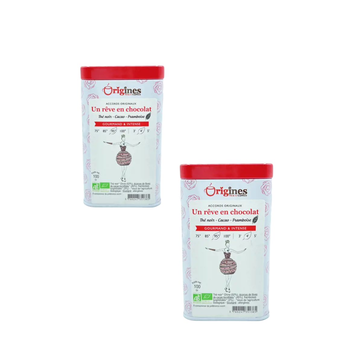 Origines Tea&Coffee The Noir Bio En - Un Reve En Chocolat Chine 100G - 100 G by Origines Tea&Coffee