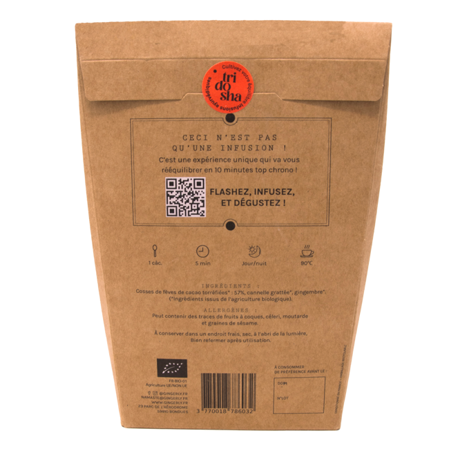 Secondo immagine del prodotto Tisane Tridosha in Bustina - Eterna beatitudine - 70g by Gingerly