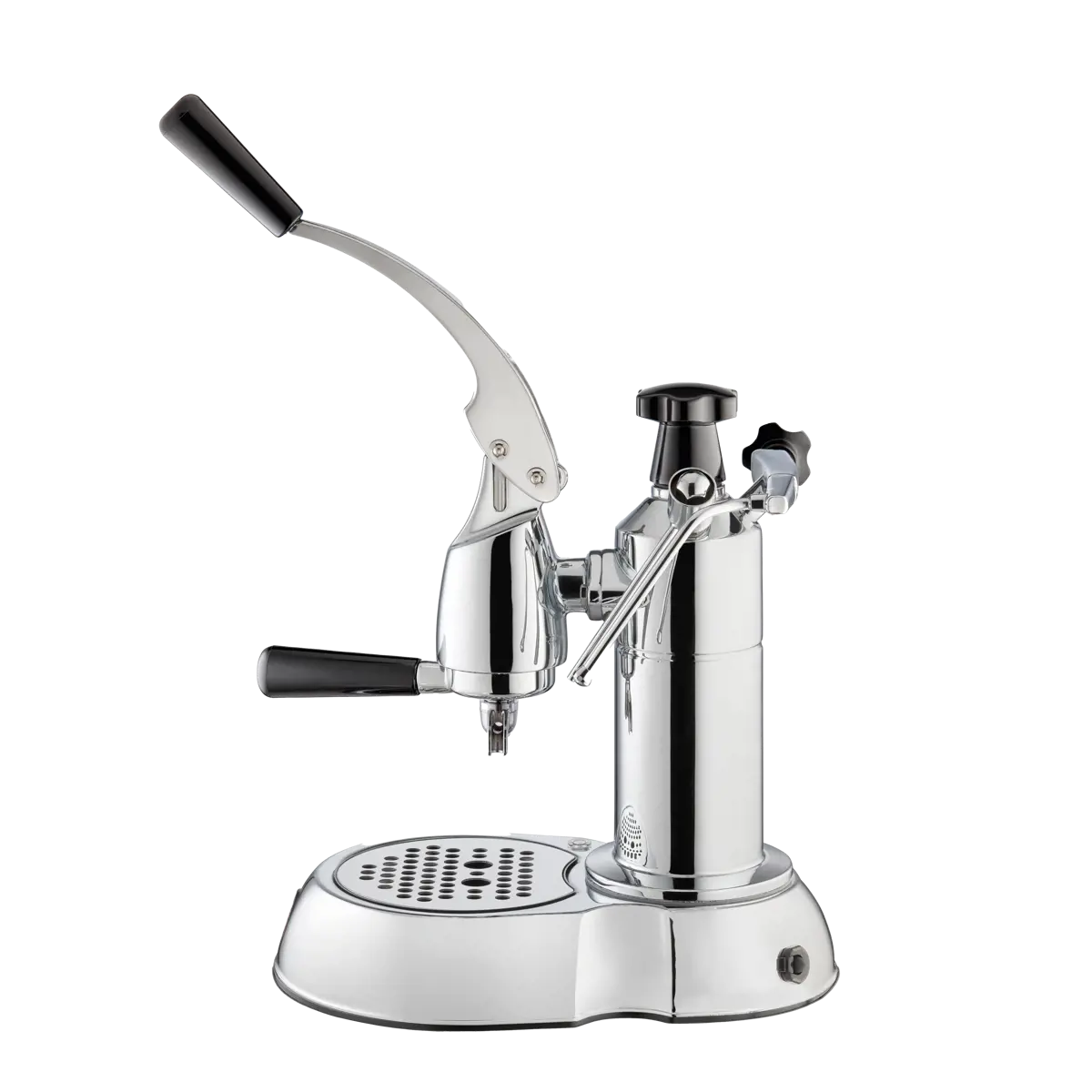 Deuxième image du produit La Pavoni Stradivari Machine A Levier Inox 5 5 Kg Buse Vapeur Abs Manche Noir by La Pavoni