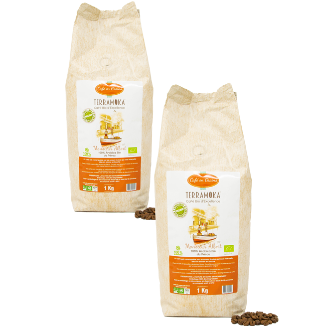 Terramoka Café En Grains - Monsieur Albert - 1000G by Terramoka