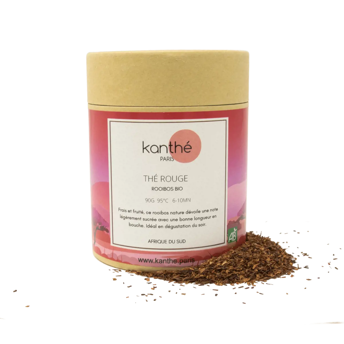 Kanthé The Rouge Vrac En Boite Carton 90 G by Kanthé