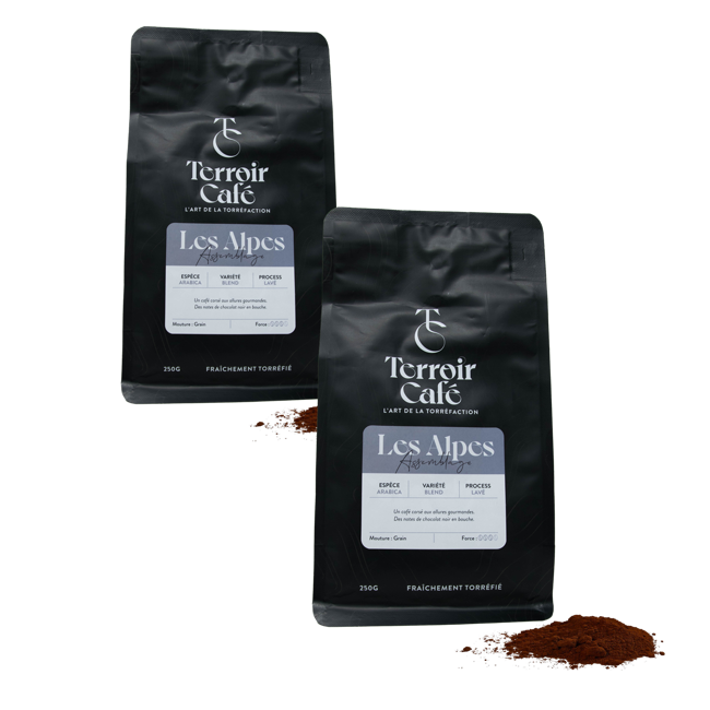 Gemahlener Kaffee - Die Alpen-Zusammenstellung - 1kg by Terroir Cafe