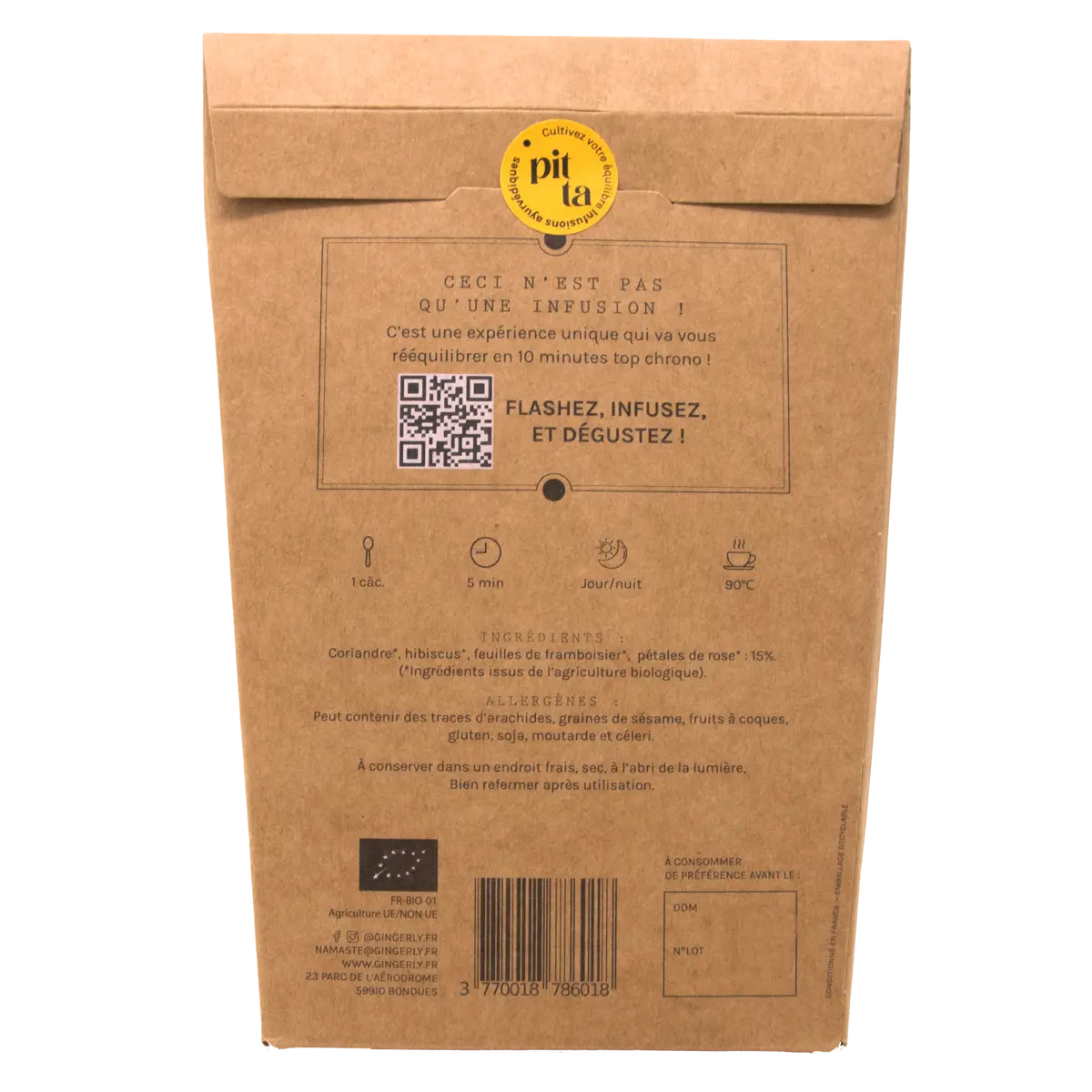 Deuxième image du produit Gingerly Infusion Pitta En - La Cite Des Joyaux 50G - 50 G by Gingerly