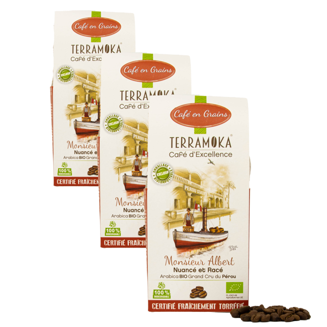 Terramoka Café En Grains - Monsieur Albert - 200G by Terramoka