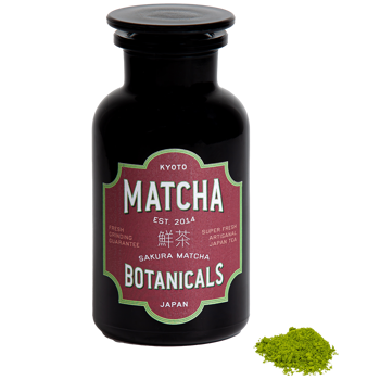 Matcha Botanicals Matcha Aux Fleurs De Cerisier Sakura 200G - Bouteille en verre 200 g