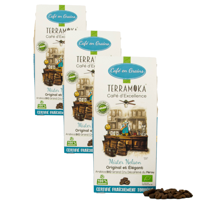 Terramoka Café En Grains - Mister Nelson - 200G by Terramoka