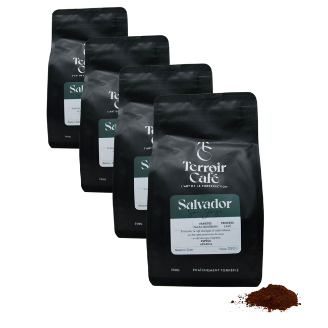 Terroir Cafe Terroir Cafe Salvador San Jorge 250G Moulu French Press - 250 G by Terroir Cafe