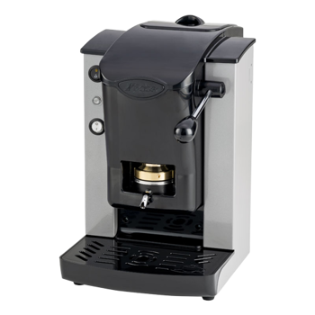 FABER Kaffeepadmaschine - Slot Plast Schwarz Grau 1,3 l - Pack 2 × ESE (44mm) kompatibel