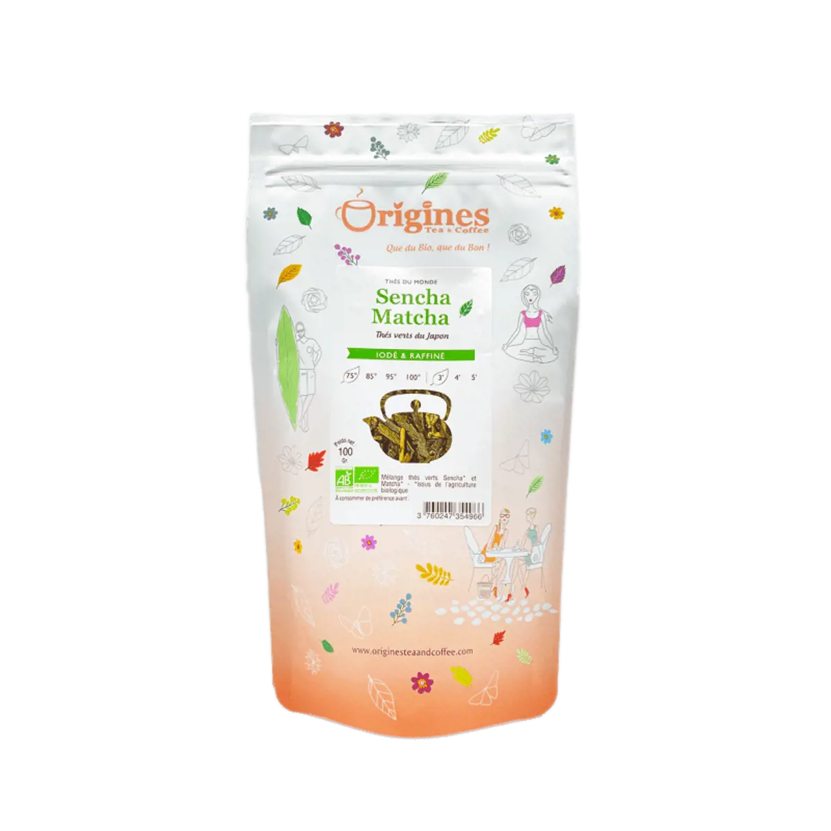 Loser Grüner Tee Bio - Sencha/Matcha Japon - 1kg by Origines Tea&Coffee