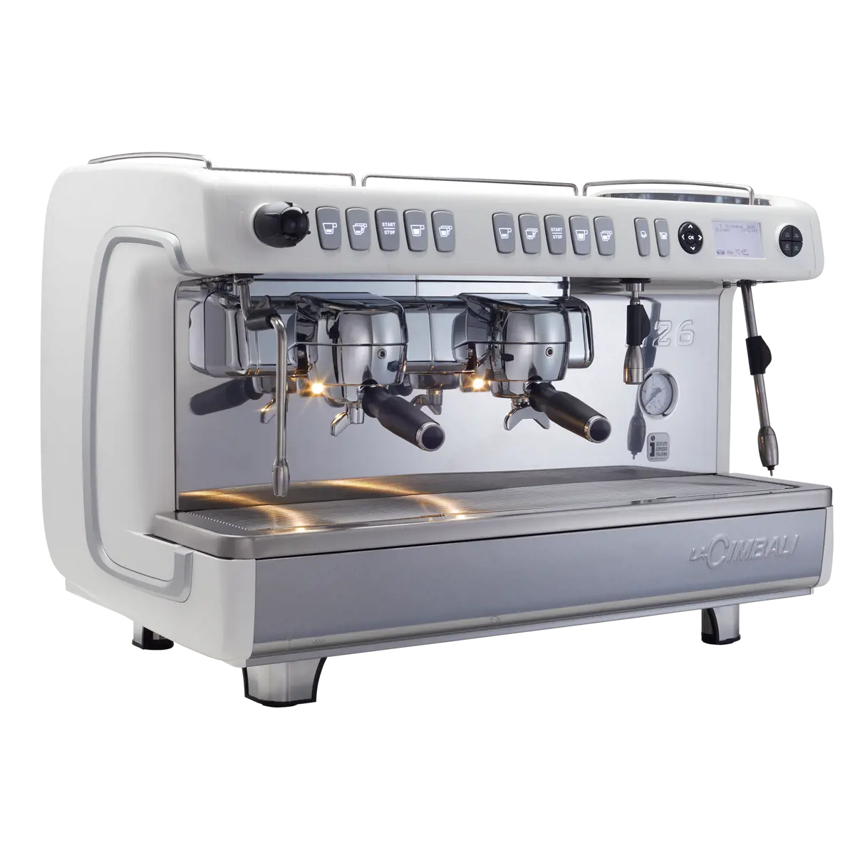 Troisième image du produit La Cimbali La Cimbali Machine A Cafe Professionnelle M26 Te Blanc Turbosteam by La Cimbali