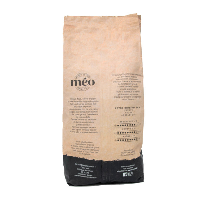 Zweiter Produktbild Kaffeebohnen - 100% Espresso - 1 kg by Café Méo