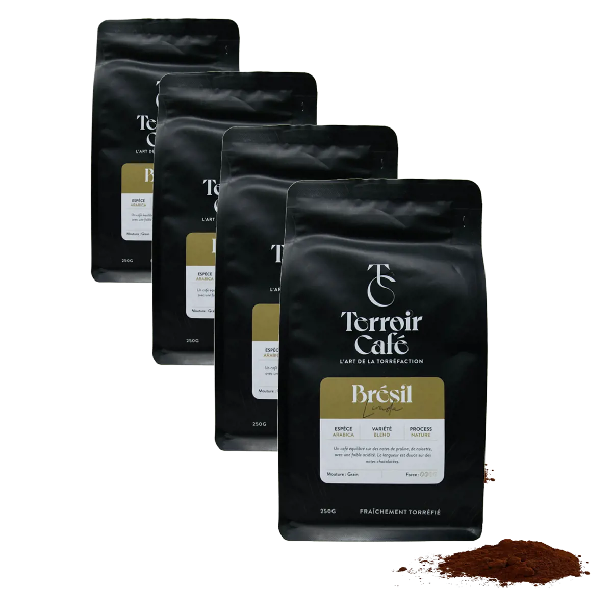 Gemahlener Kaffee - Brasilien, Linda 250g by Terroir Cafe