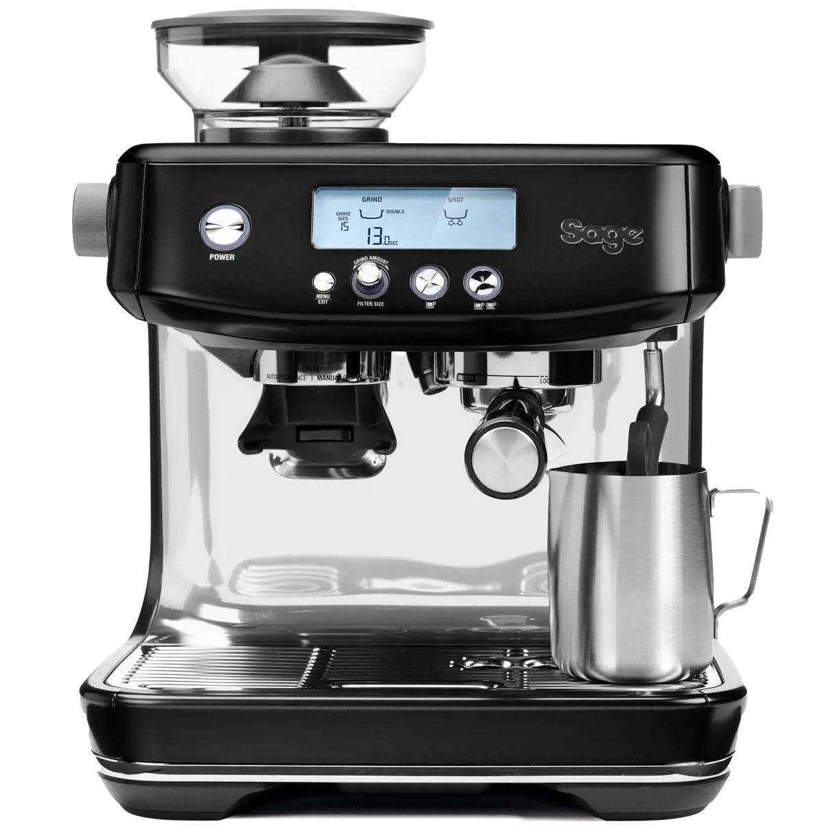 Sage Appliances Sage Barista Pro Machine Expresso Acier Inoxidable Noir by Sage Appliances