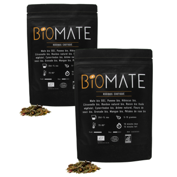 Biomaté Rooibos Exotique- 150 G - Pack 2 × Pochette 150 g