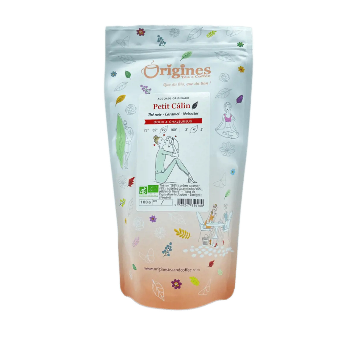 Origines Tea&Coffee The Noir Bio En Vrac Petit Calin Rwanda 1Kg Fleur De The 1 Kg by Origines Tea&Coffee