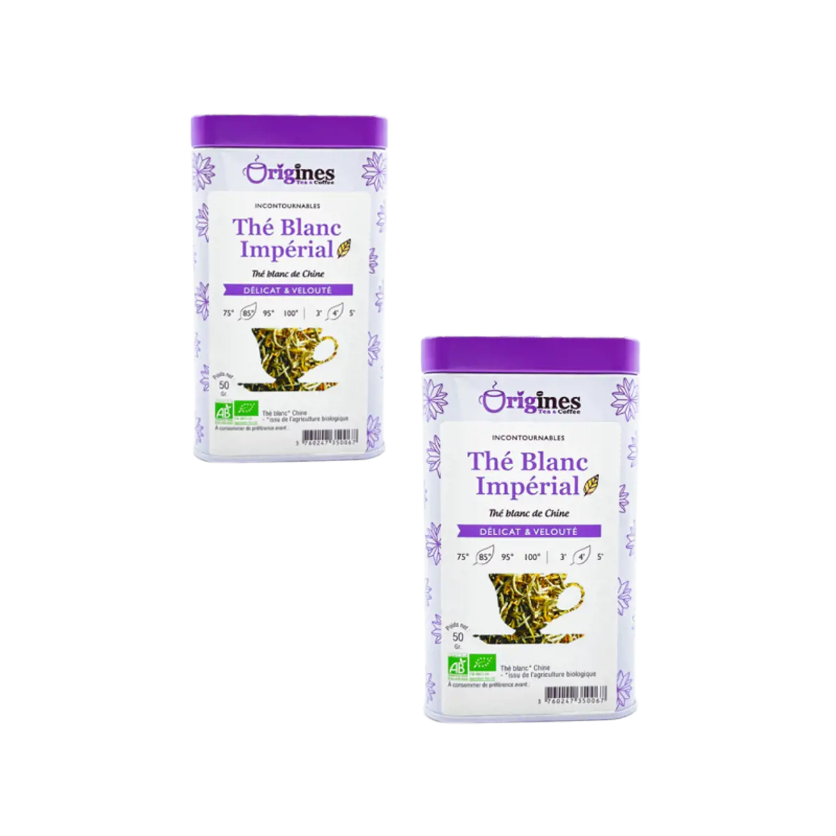 Origines Tea&Coffee The Blanc Bio En - Imperial Chine 50G - 50 G by Origines Tea&Coffee