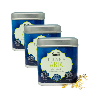 Aria - Pack 3 × Scatola di metallo 50 g