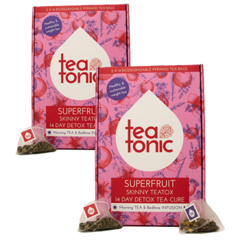 Teatonic Superfruit Skinny Teatox 14 Days Infusette 77 G - Pack 2 × Sachets de thé 77 g