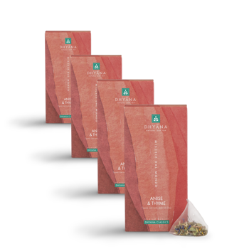 Dhyana Anise Thyme X15 Sachets De The 15 Sachets De The - Pack 4 × 15 Sachets de thé