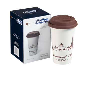 Delonghi De Longhi Mug Double Paroi Ceramique 300Ml The Globetrotter - 