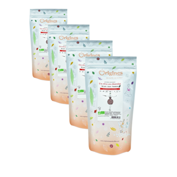 Origines Tea&Coffee The Noir Bio En Sachet Un Reve En Chocolat Chine 100G - 100 G - Pack 4 × Pochette 100 g