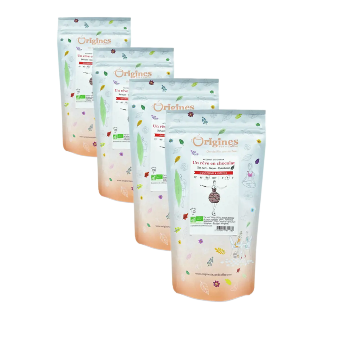 Origines Tea&Coffee The Noir Bio En Sachet Un Reve En Chocolat Chine 100G - 100 G by Origines Tea&Coffee