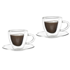 Aulica Kaffeetasse Doppelwandig mit Herz 150ml - 2er-Set by Aulica