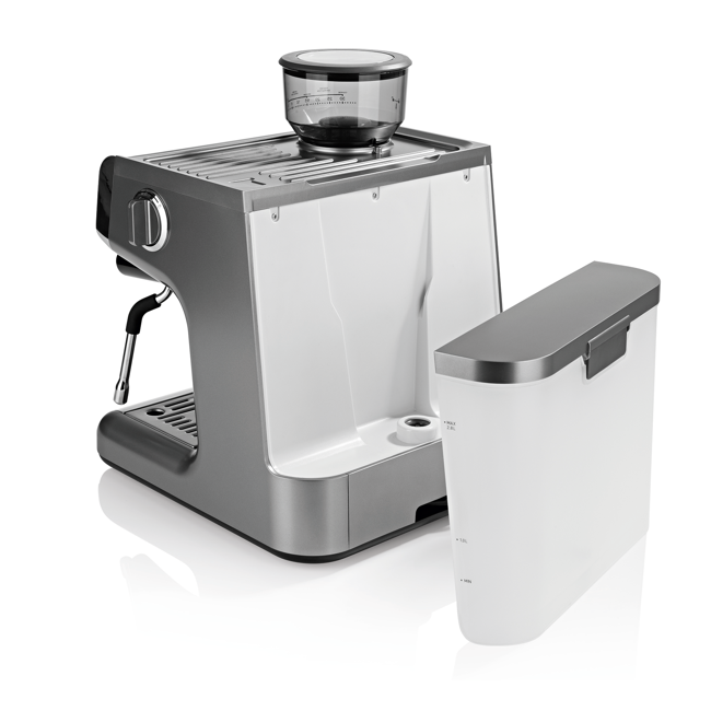 Zweiter Produktbild BEEM Espresso-Siebträgermaschine mit Mahlwerk - 2,8l - GRIND-PROFESSION - 15 bar by BEEM 
