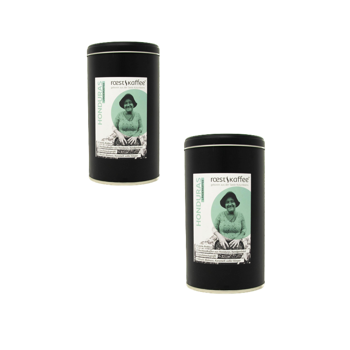 Honduras Länderkaffee - Pack 2 × Mahlgrad French Press Metall-Box 500 g