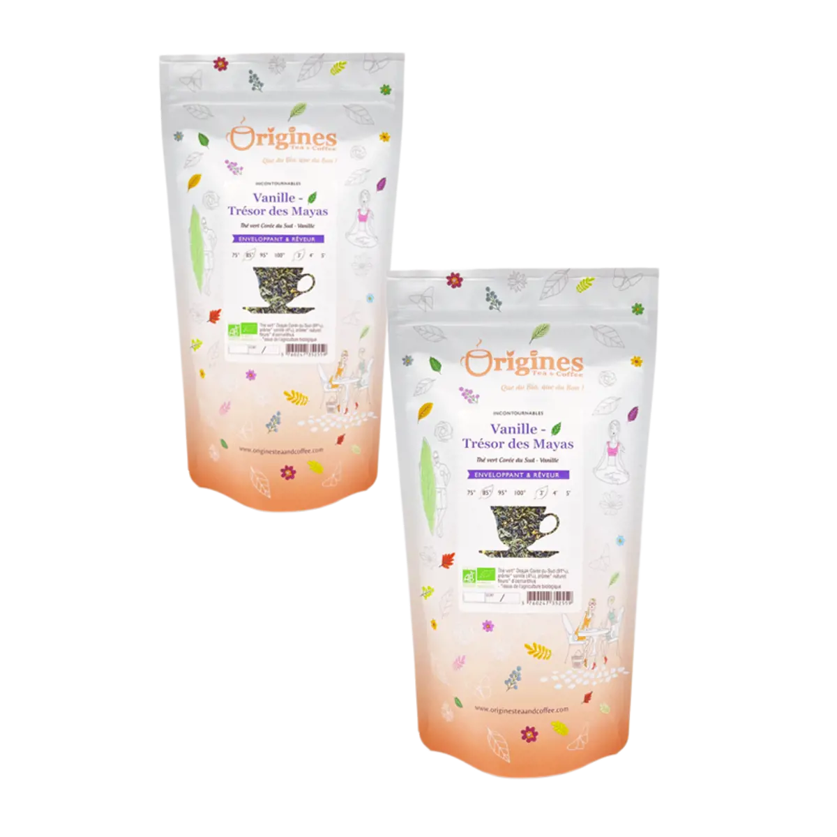 Loser grüner Tee - Vanille Trésor des Mayas Corée du Sud  - 1kg by Origines Tea&Coffee