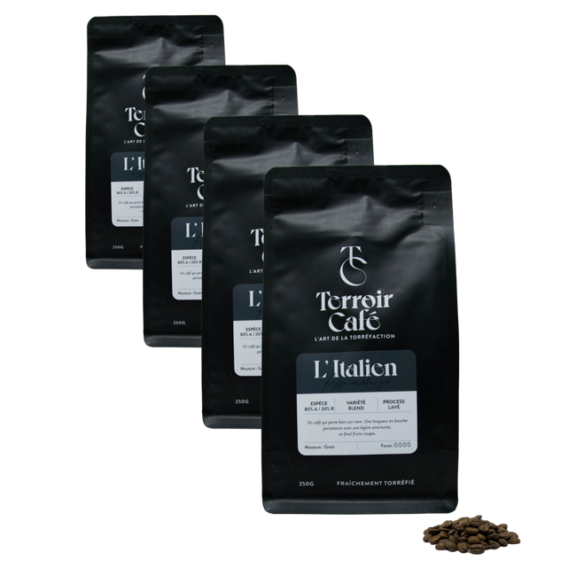 Terroir Cafe Café En Grains - La Composition Italienne - 250G by Terroir Cafe