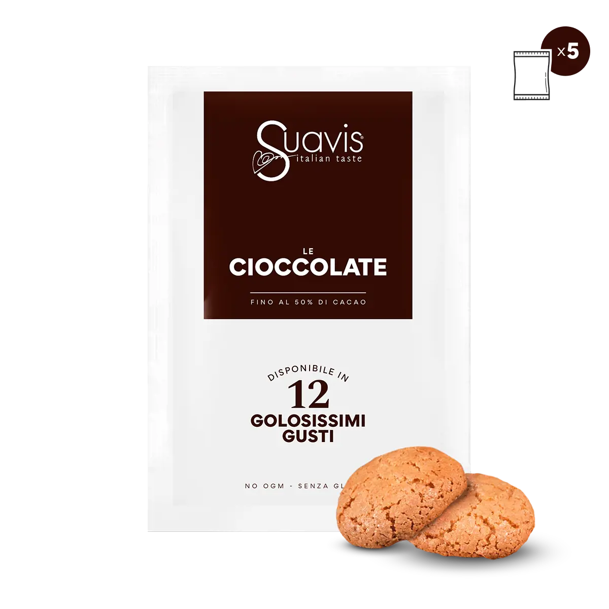 Deuxième image du produit Suavis Chocolat Chaud Amaretto Boites 125 G by Suavis