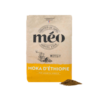 Gemahlener Kaffee - Mokka aus Äthiopien - 500 gr. - Mahlgrad Espresso Beutel 500 g