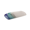 Piatto rettangolare di vetro design Oceano by Aulica