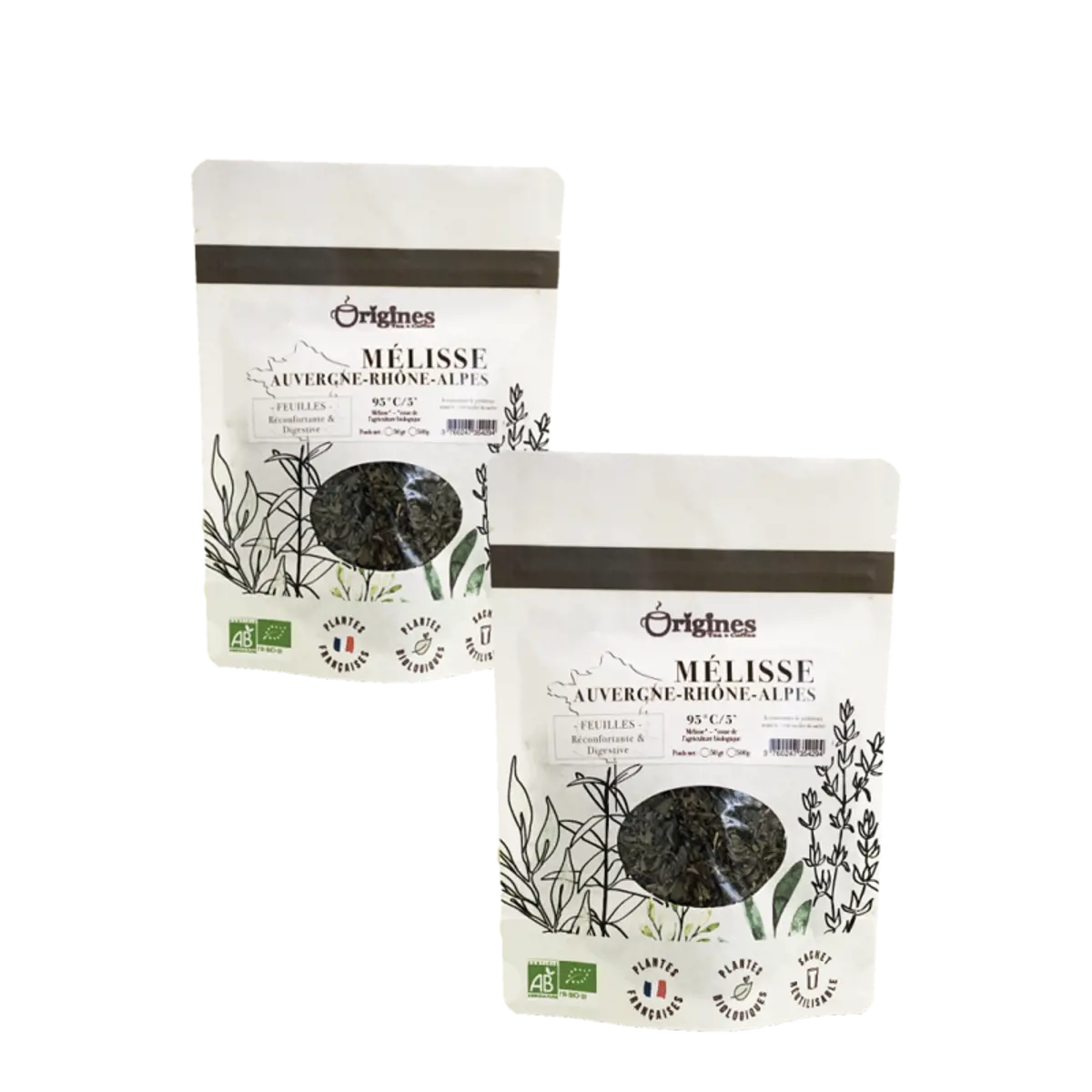 Infusion Bio Mélisse - Vrac 500g by Origines Tea&Coffee