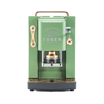 FABER Macchina da Caffè a cialde - Pro Deluxe Acid Green Ottonato 1,3 l