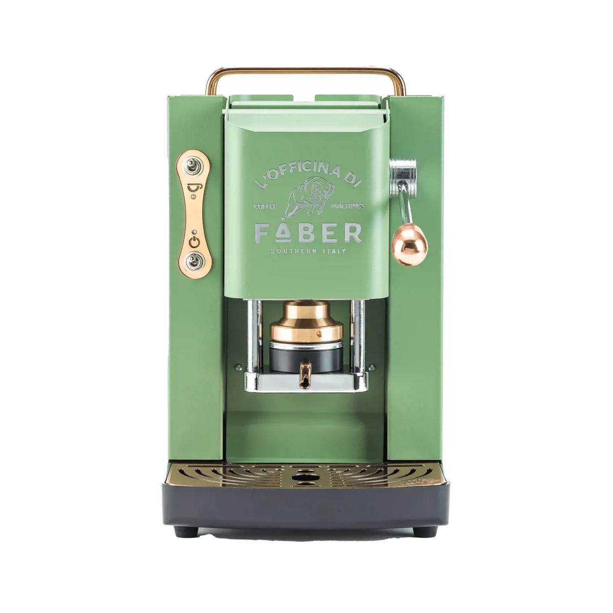FABER Macchina da Caffè a cialde - Pro Deluxe Acid Green Ottonato 1,3 l by Faber