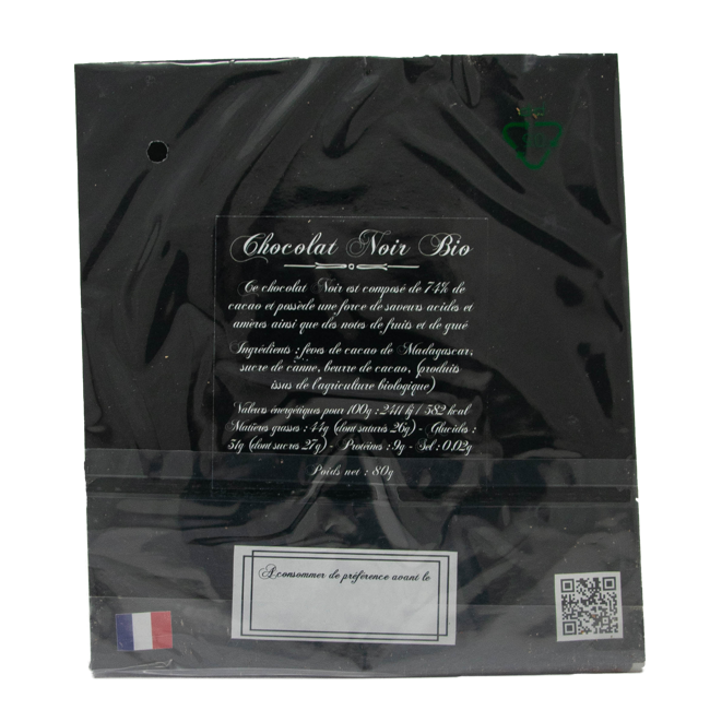 Deuxième image du produit Pichon - Tablette Lyonnaise Triangle Chocolat Noir Bio Boite En Carton 80 G by Pichon - Tablette Lyonnaise