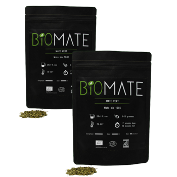 Grüner Mate - Pack 2 × Beutel 100 g