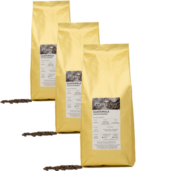Guatemala Huehuetenango - Pack 3 × Bohnen Beutel 1 kg