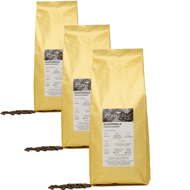 Cafe En Grain Torrefazione Coffeeshare Cafe Du Guatemala Huehuetenango 1 Kg by Torrefazione Coffeeshare