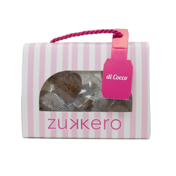 Zukkero Morceaux De Sucre Coeur Avec Sucre De Coco 60 Gr Boite En Carton 60 G - Pack 7 × Boîte en carton 60 g