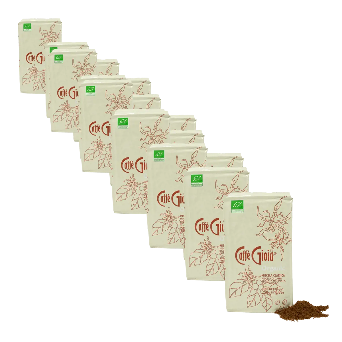 Caffè Gioia Melange Classique Bio Moulu 4X250G Moulu Italien Moka- 1 Kg by Caffè Gioia