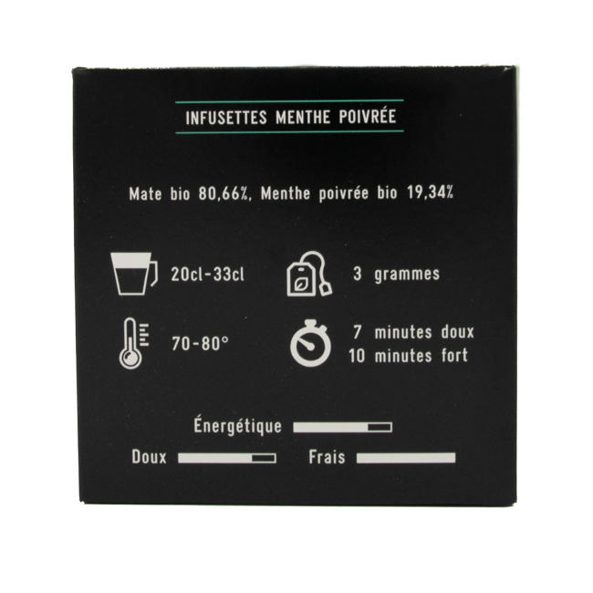 Zweiter Produktbild Pfefferminz Mate (x10) by Biomaté