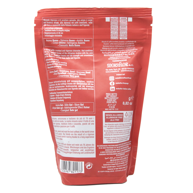 Secondo immagine del prodotto Miscela Rossa 60/40 - Caffè in grani 1 kg by CaffèLab